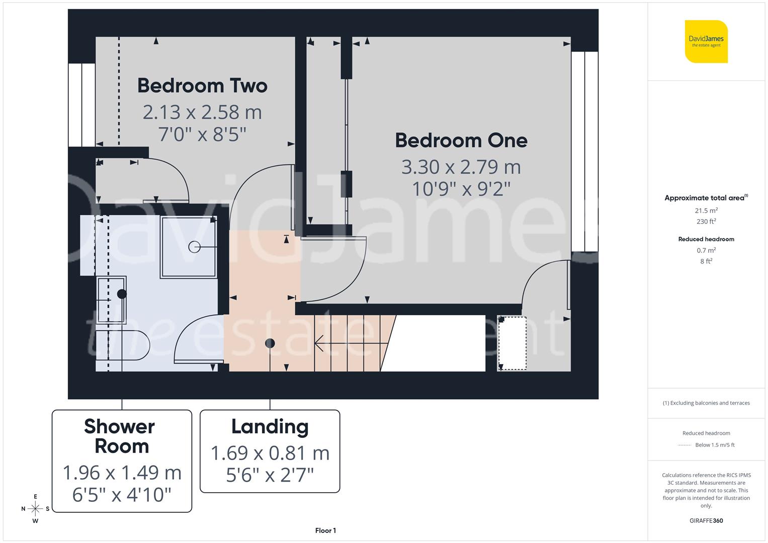 Floorplan for Honingham Close, Arnold, Nottingham