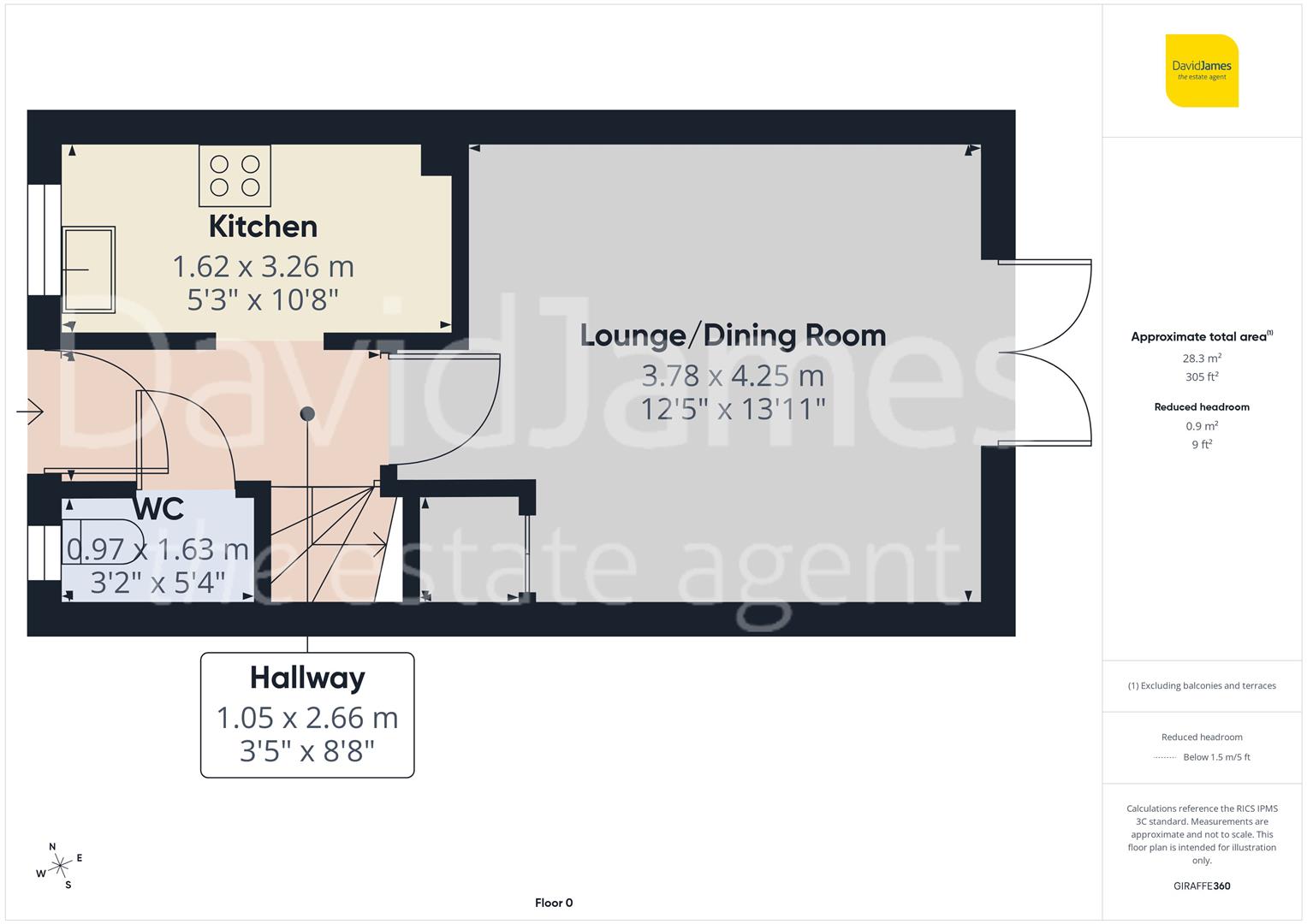 Floorplan for Chipmunk Way, Newton, Nottingham