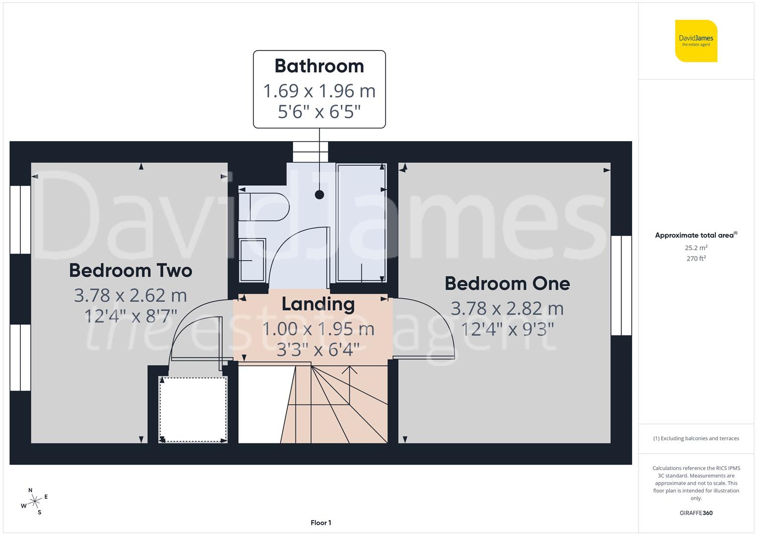 Floorplan for Chipmunk Way, Newton, Nottingham