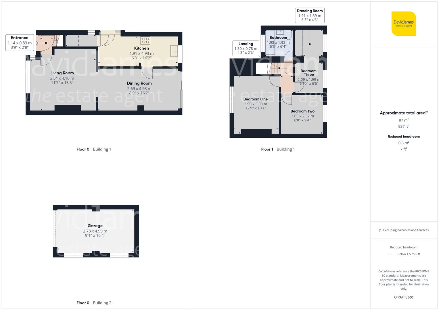 Floorplan for Lilleker Rise, Arnold, Nottingham