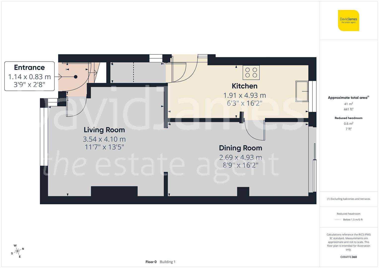 Floorplan for Lilleker Rise, Arnold, Nottingham