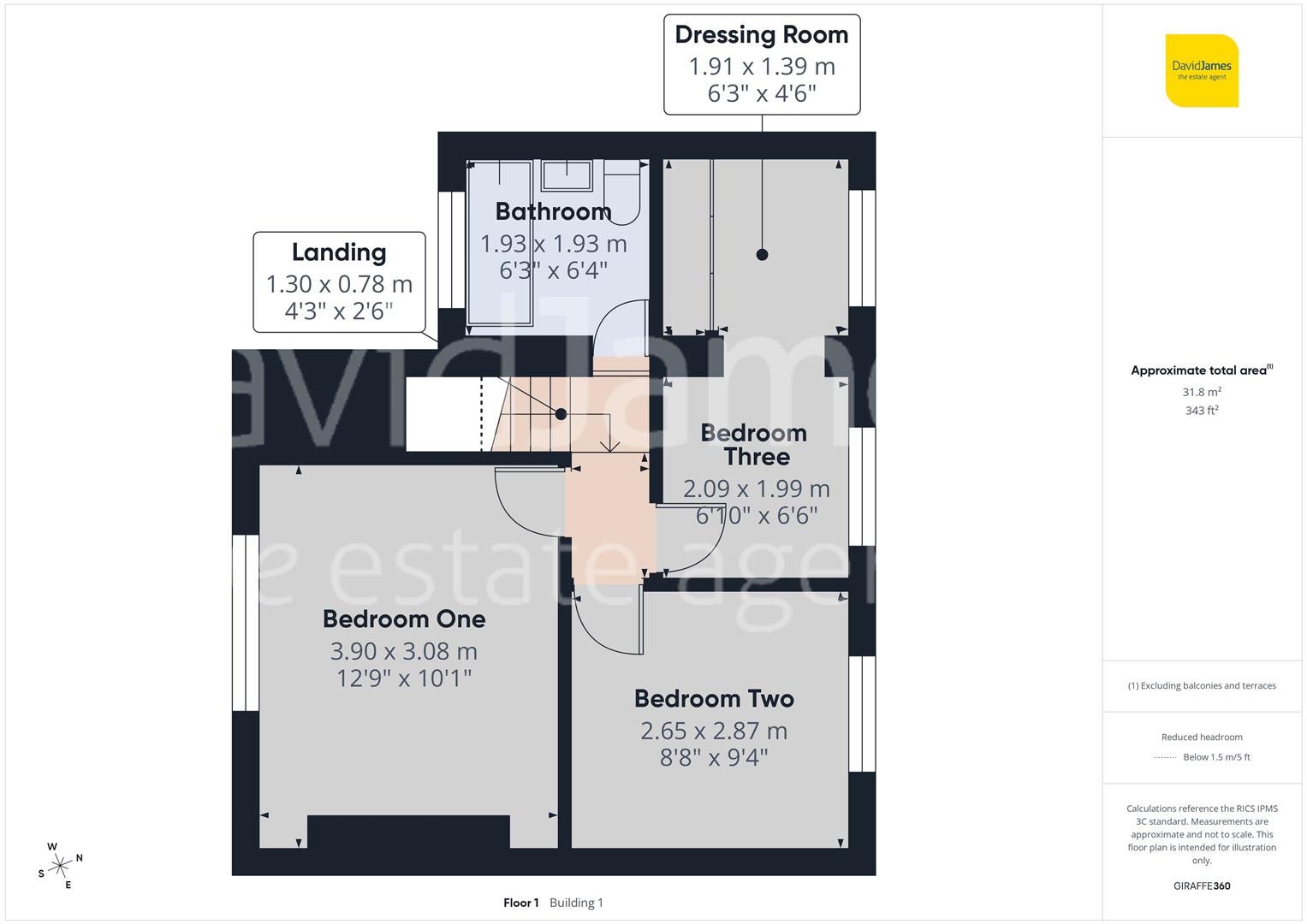 Floorplan for Lilleker Rise, Arnold, Nottingham