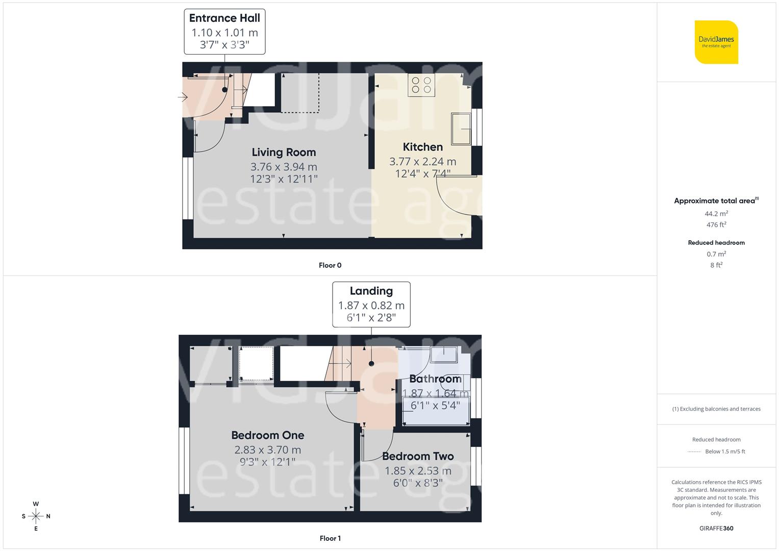 Floorplan for Landmere Gardens, Mapperley, Nottingham