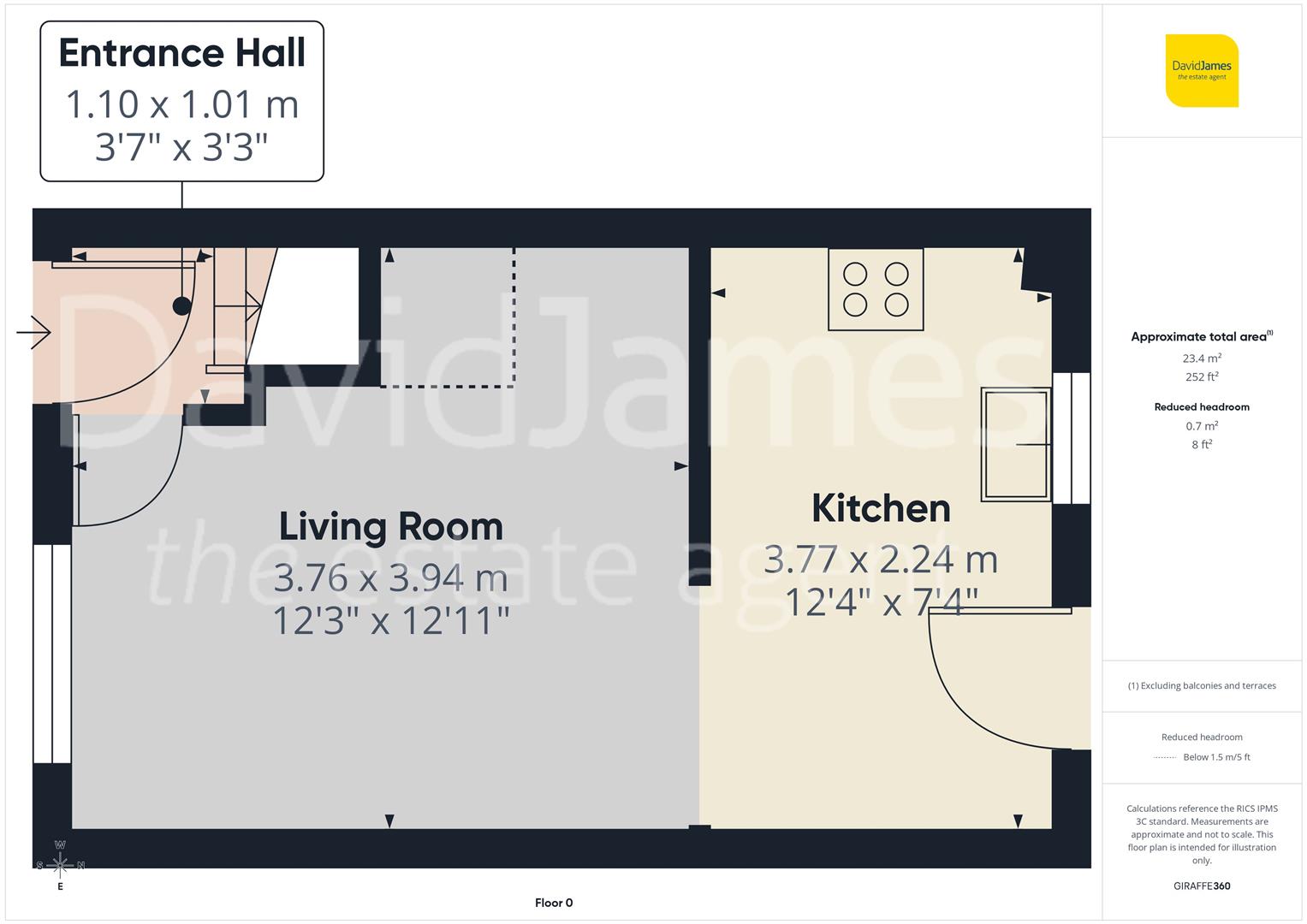 Floorplan for Landmere Gardens, Mapperley, Nottingham