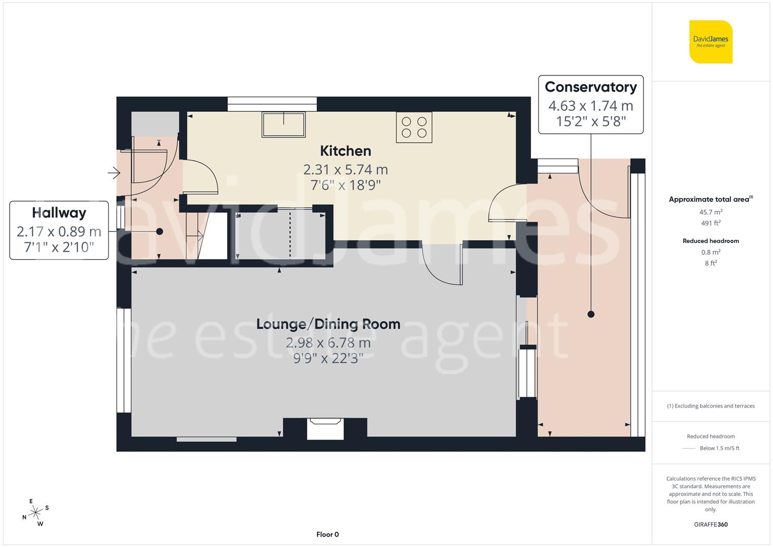 Floorplan for Langdale Road, Bakersfield, Nottingham