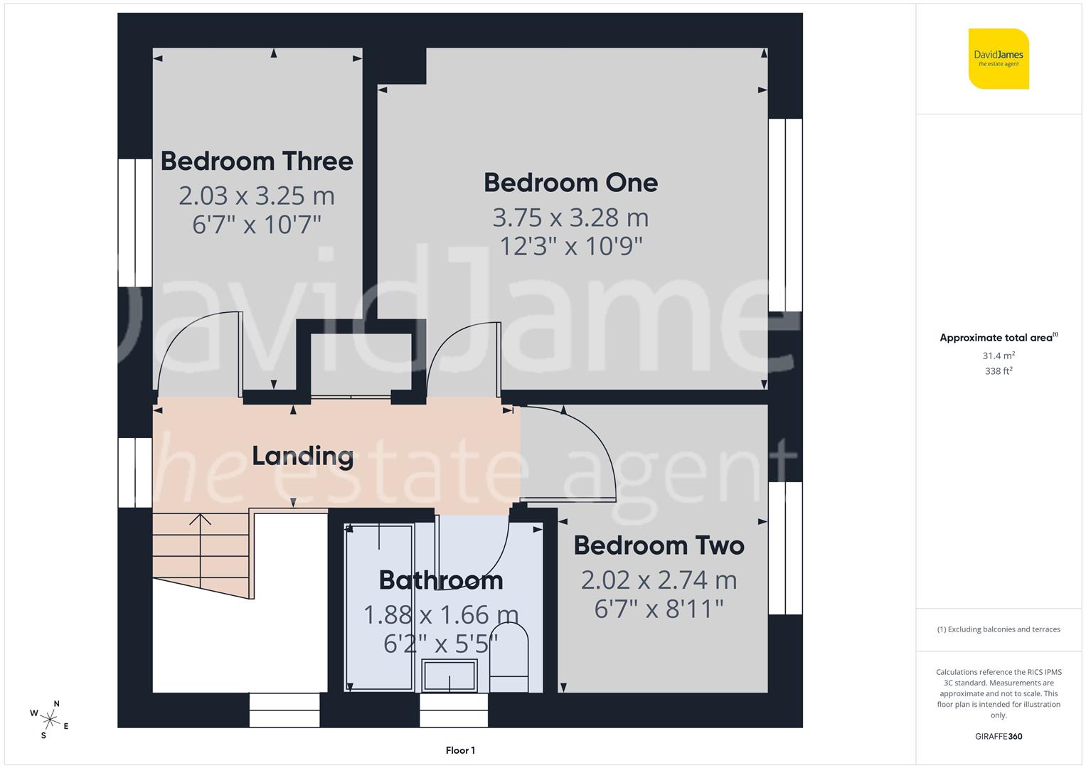Floorplan for Beckhampton Road, Nottingham