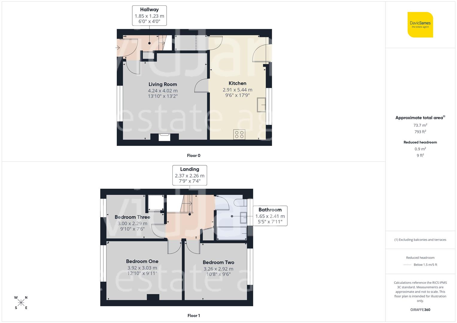 Floorplan for Stevenholme Crescent, Bestwood, Nottingham, NG5 5JW