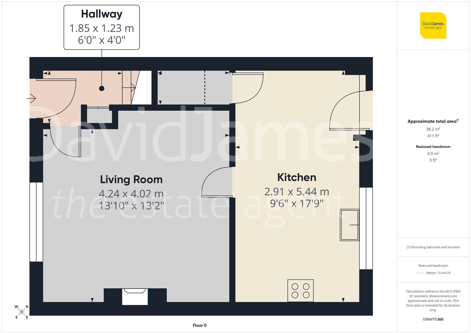 Floorplan for Stevenholme Crescent, Bestwood, Nottingham, NG5 5JW