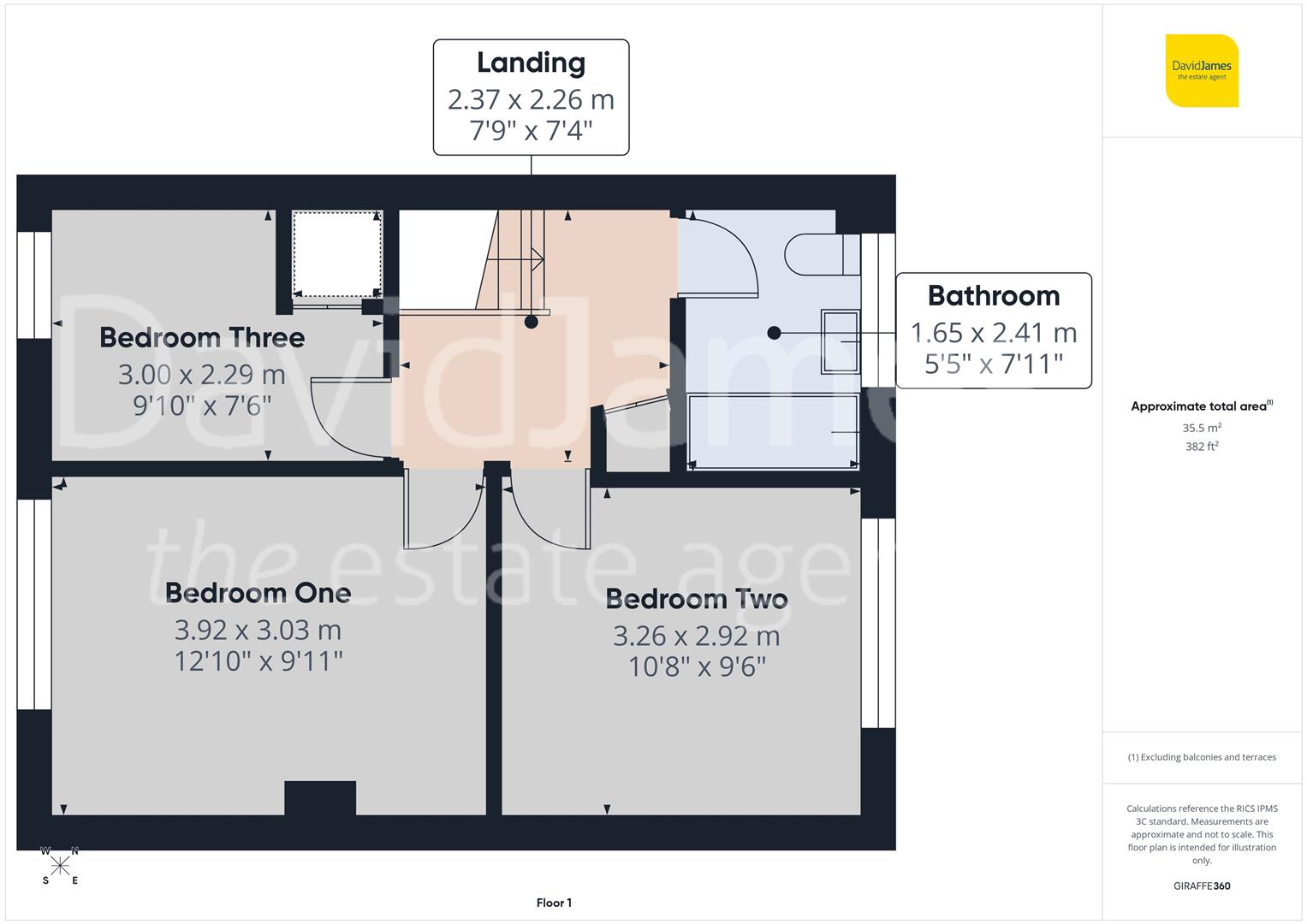 Floorplan for Stevenholme Crescent, Bestwood, Nottingham, NG5 5JW