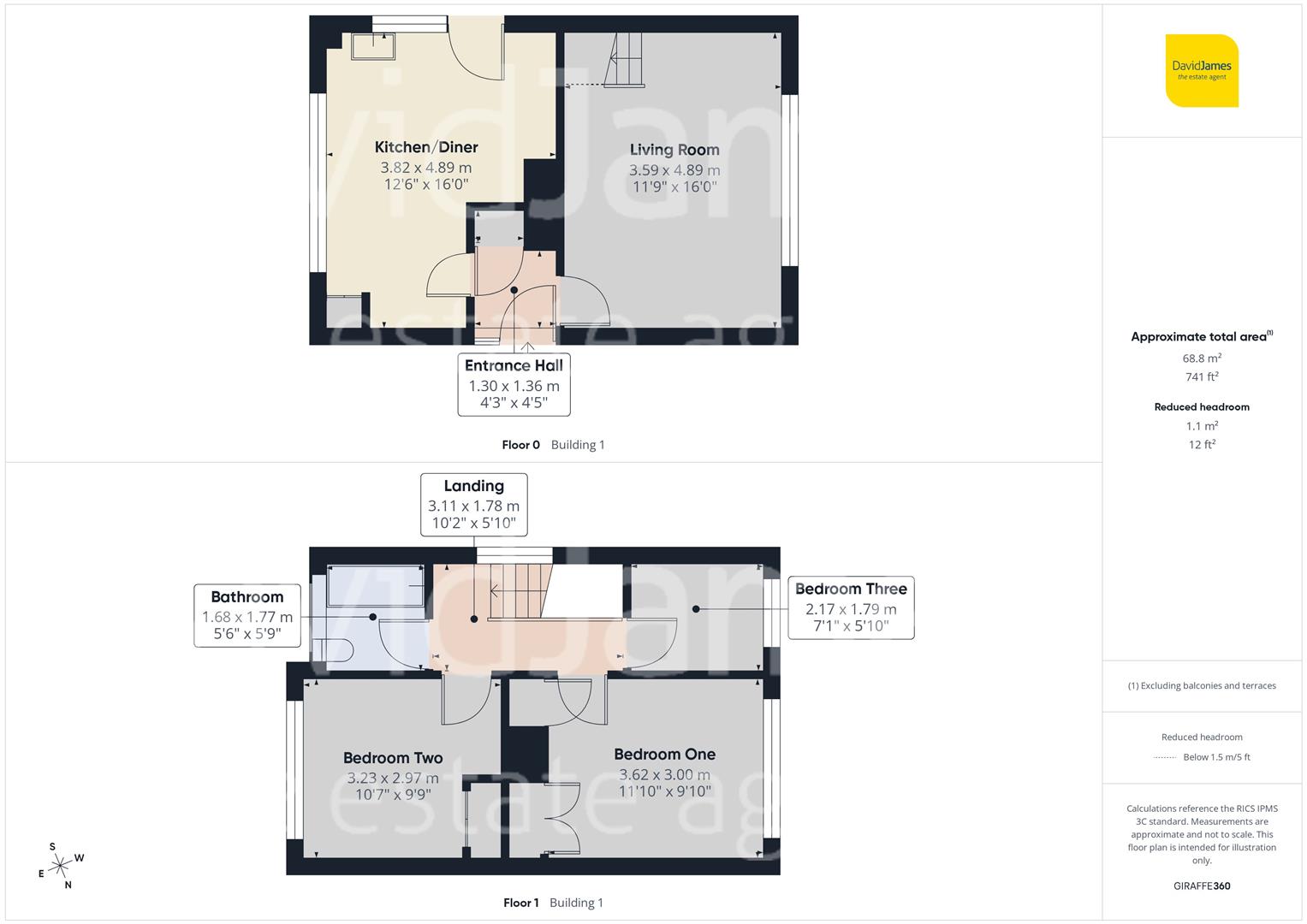 Floorplan for First Avenue, Carlton, Nottingham
