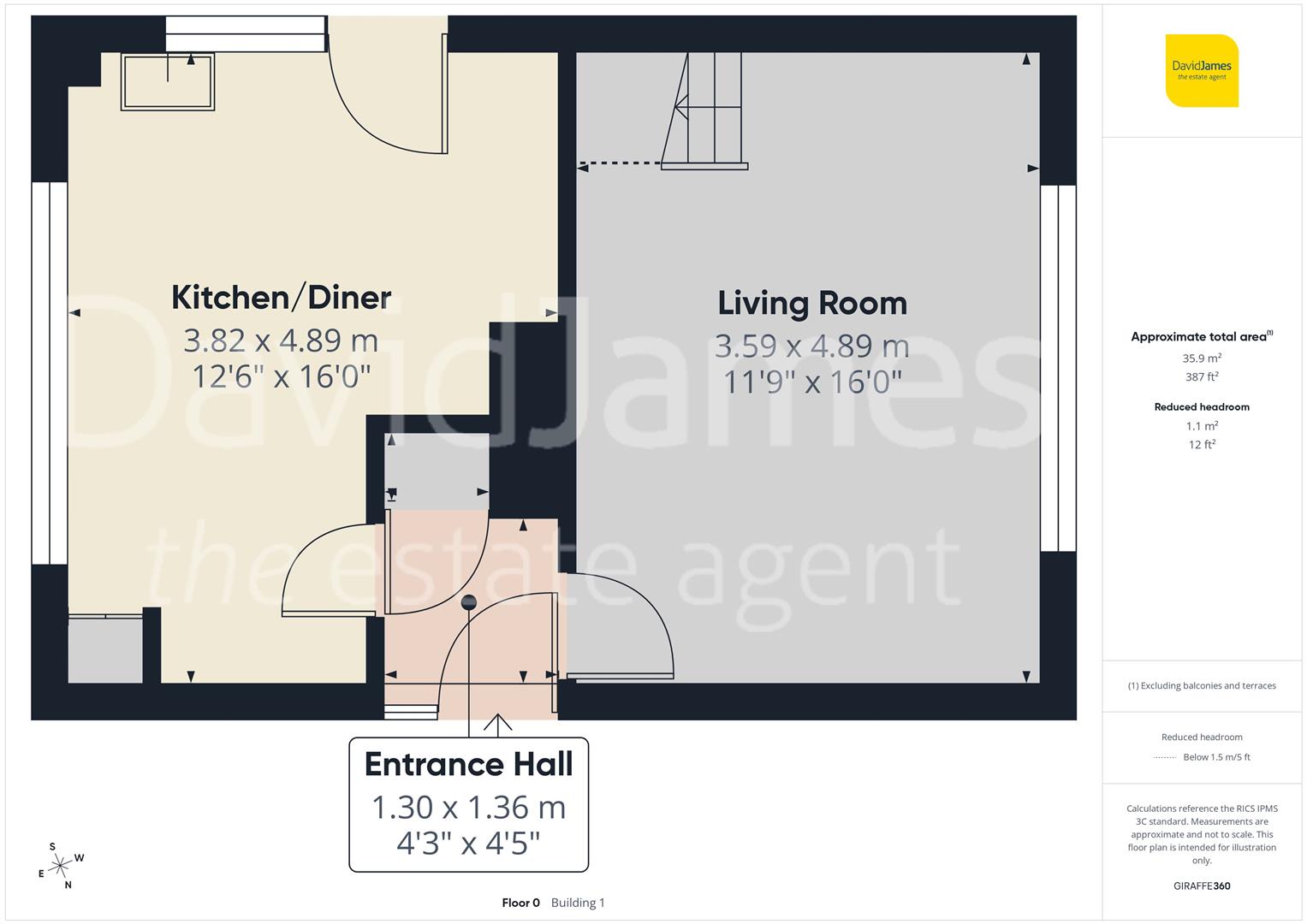 Floorplan for First Avenue, Carlton, Nottingham