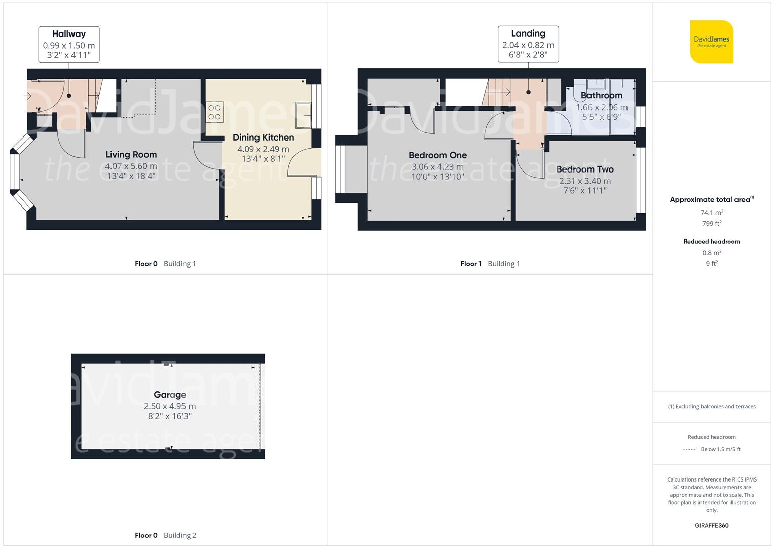 Floorplan for Berriedale Close, Arnold, Nottingham