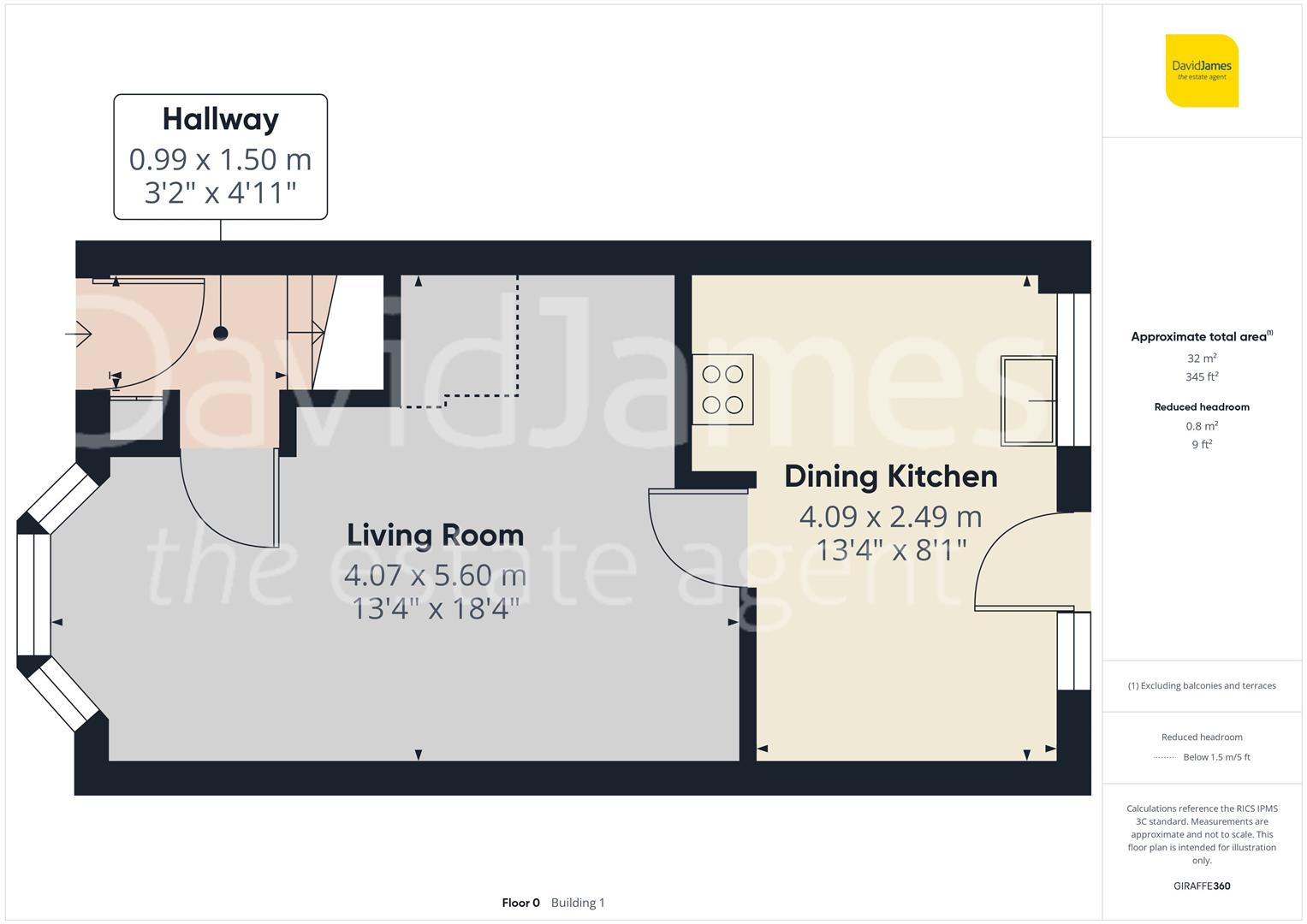 Floorplan for Berriedale Close, Arnold, Nottingham