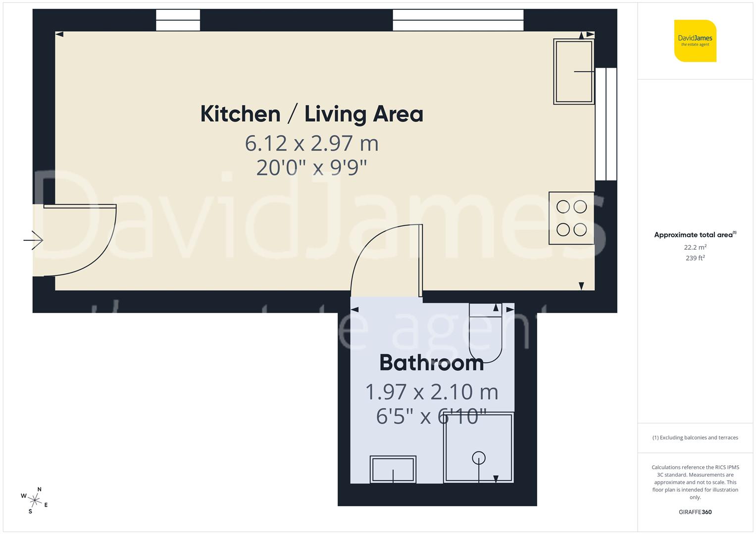 Floorplan for White Lion, 43 Carlton Road, Nottingham
