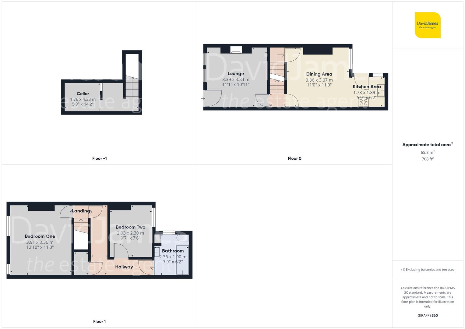 Floorplan for Melrose Street, Sherwood, Nottingham