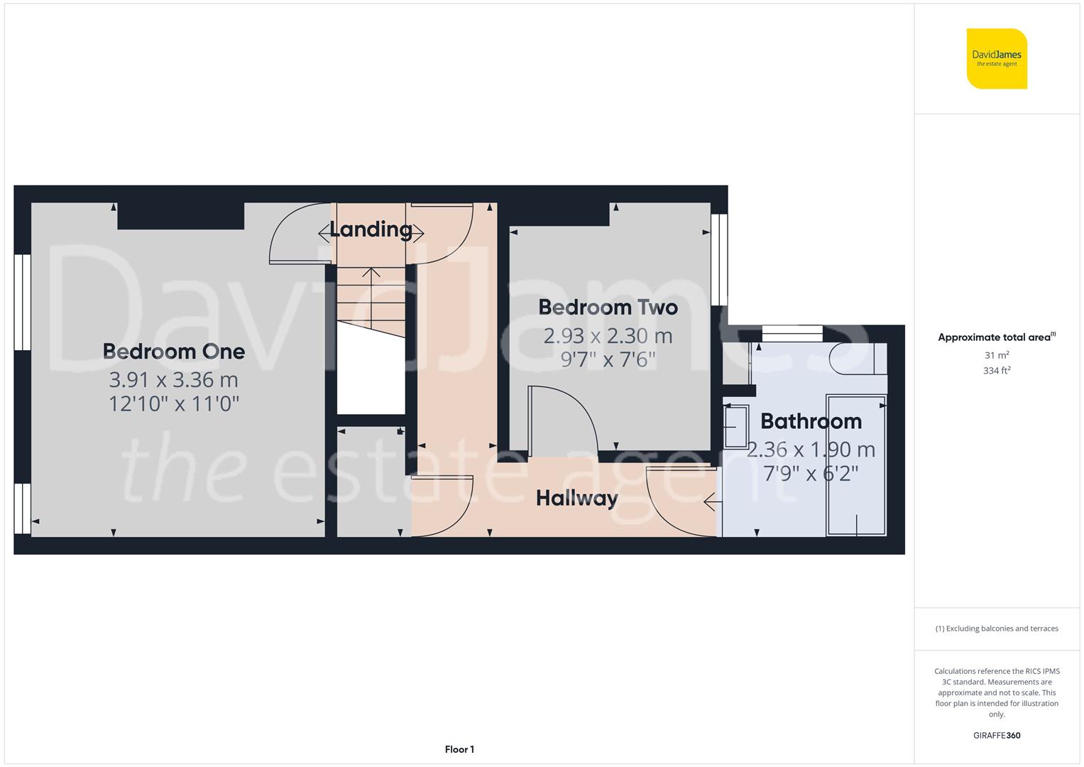 Floorplan for Melrose Street, Sherwood, Nottingham