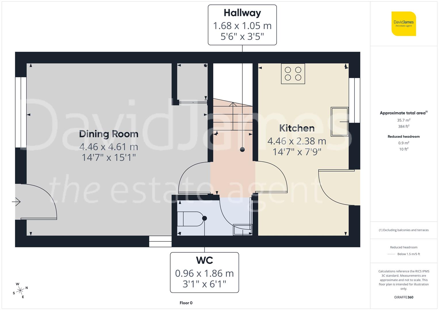 Floorplan for Eccles Way, Nottingham