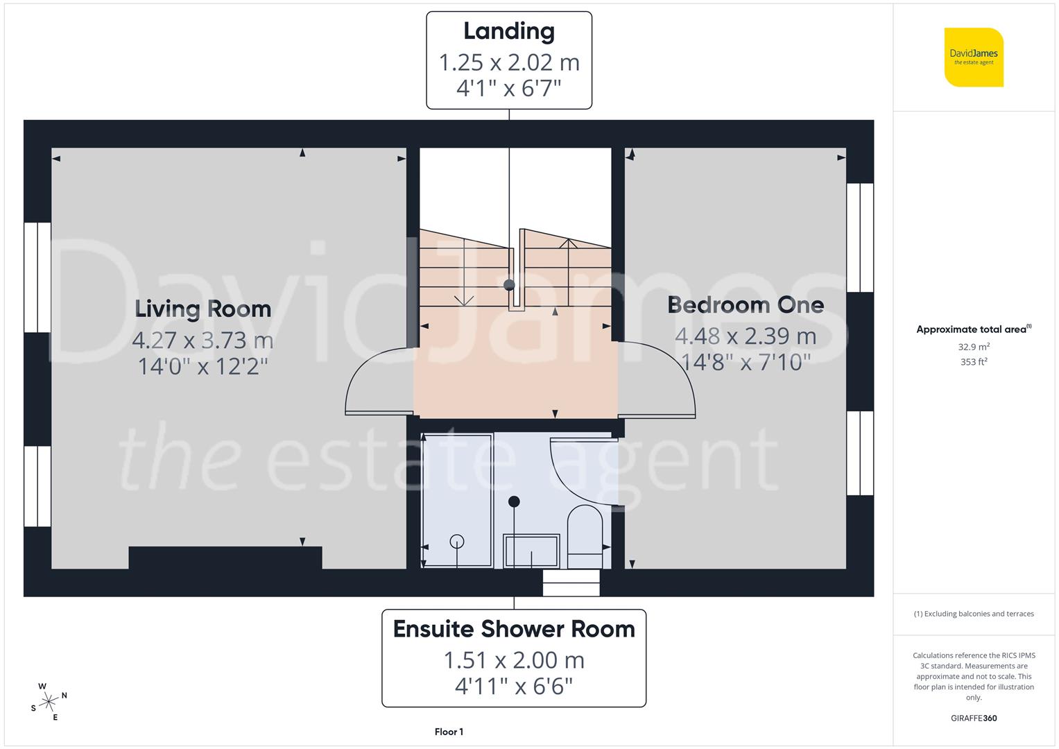 Floorplan for Eccles Way, Nottingham