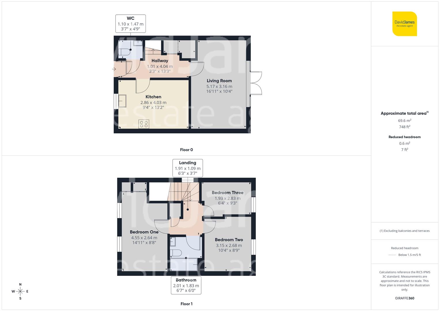 Floorplan for Weaving Gardens, Nottingham