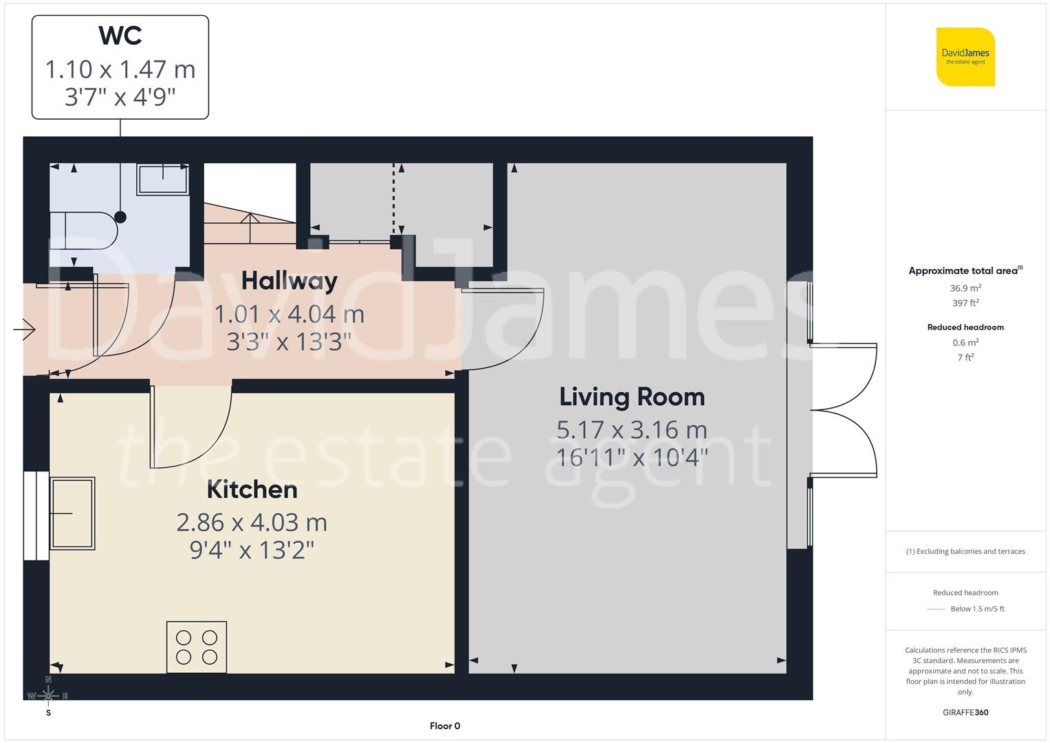 Floorplan for Weaving Gardens, Nottingham