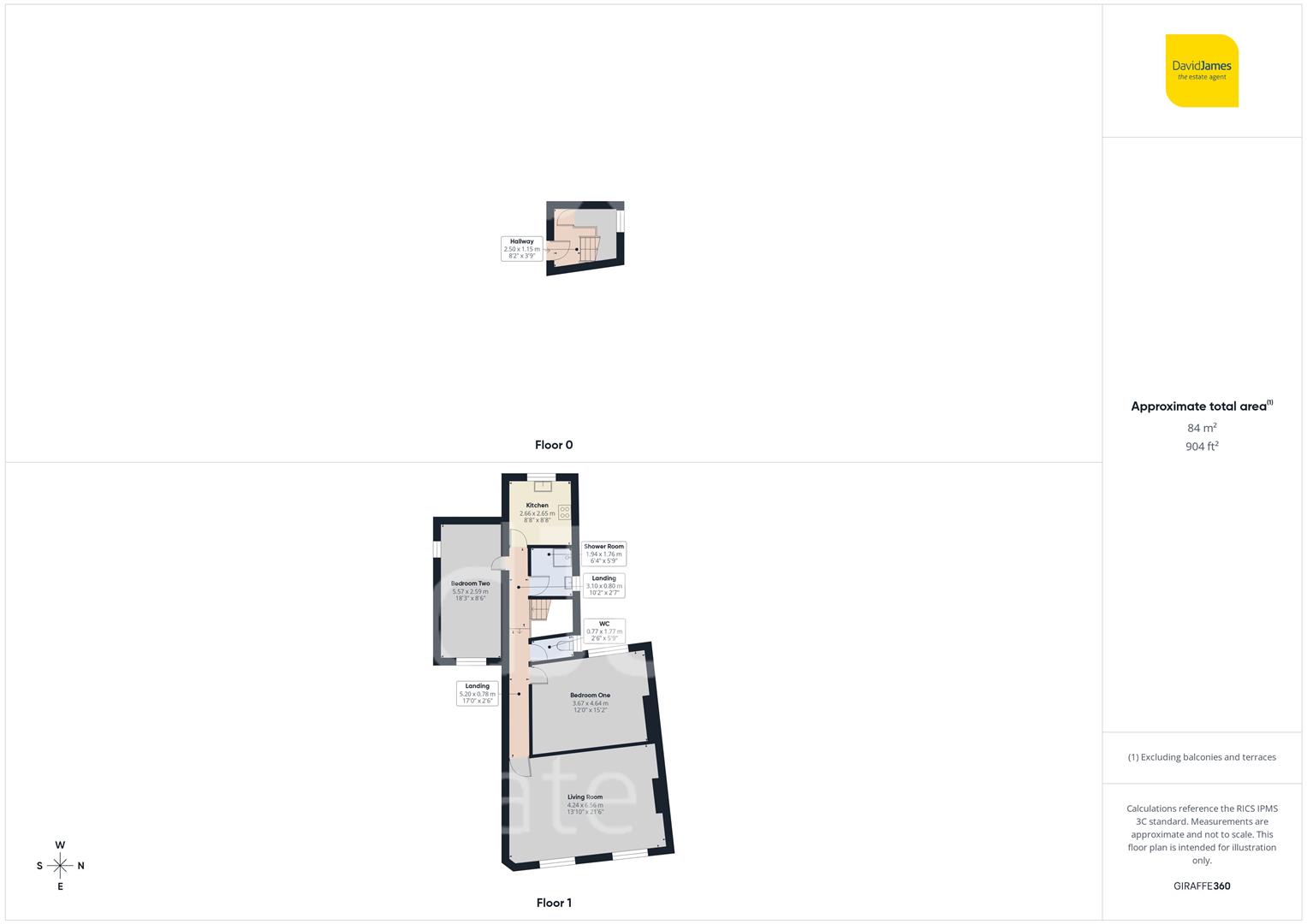 Floorplan for Nuthall Road, Nottingham