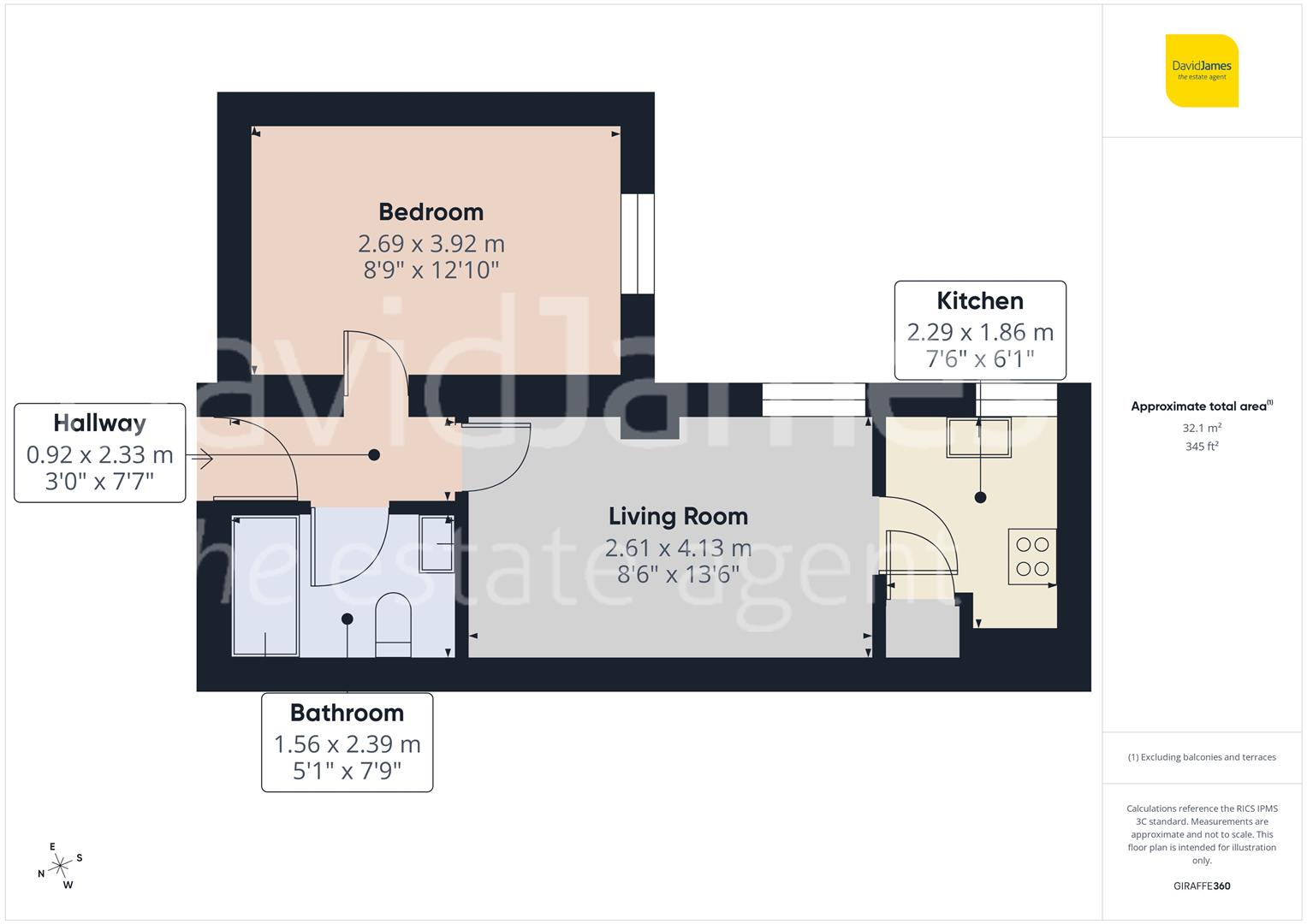 Floorplan for Hine Hall, Mapperley