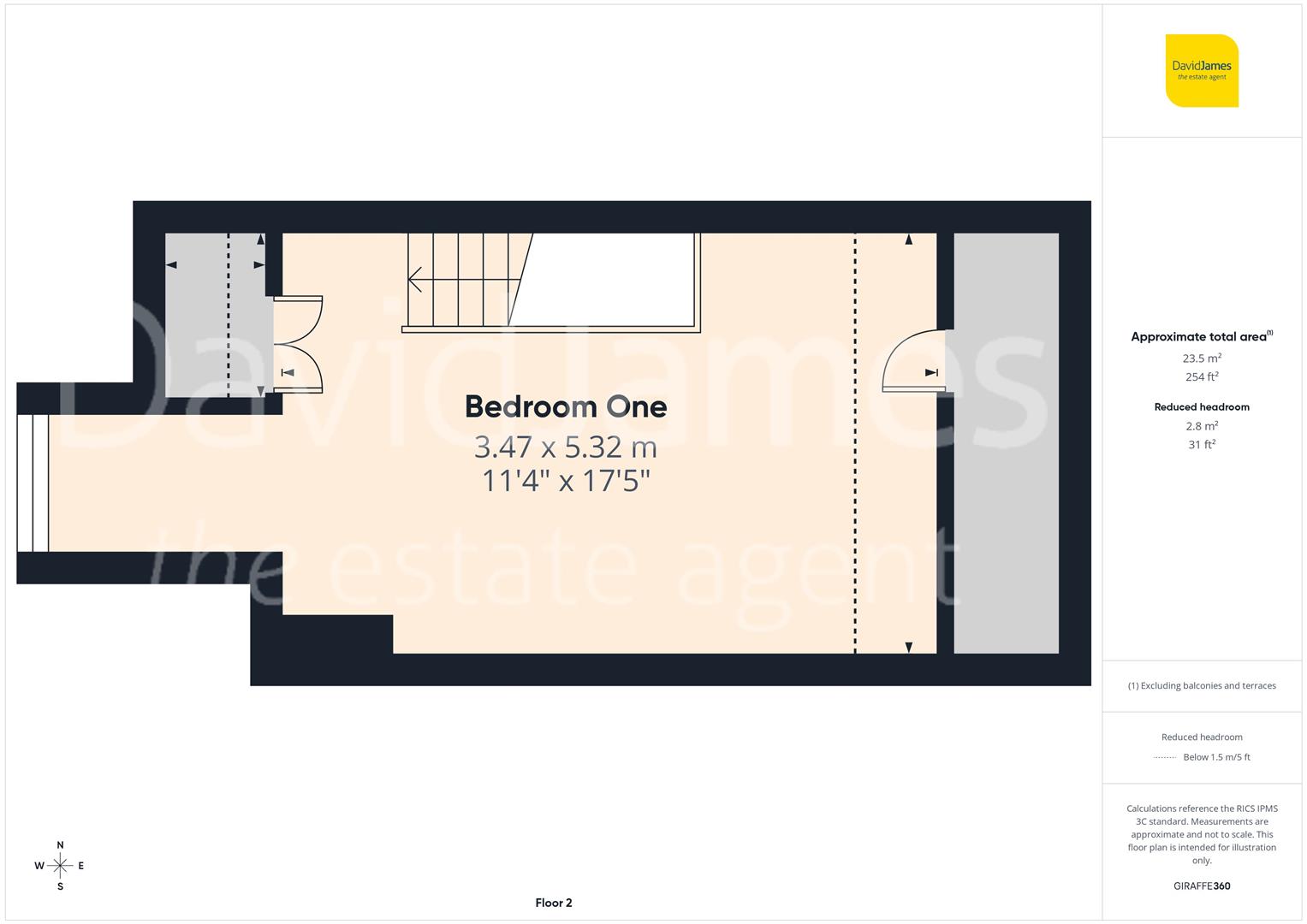 Floorplan for Exeter Road, Nottingham