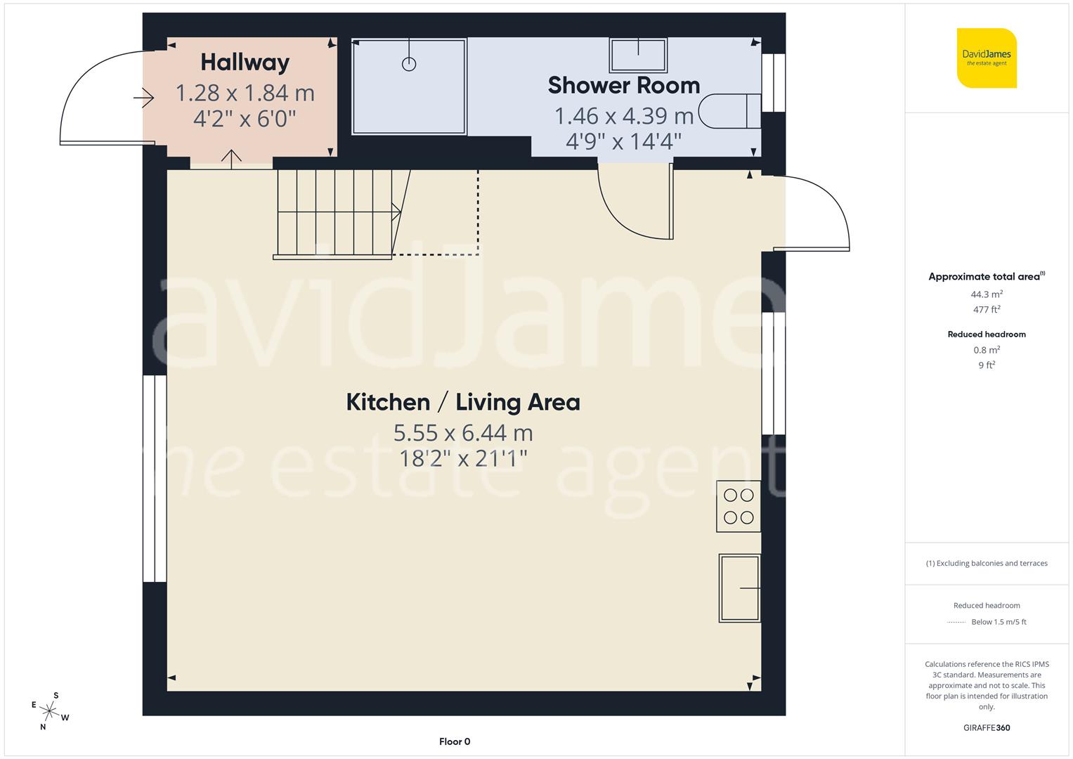 Floorplan for Redmile Road, Nottingham