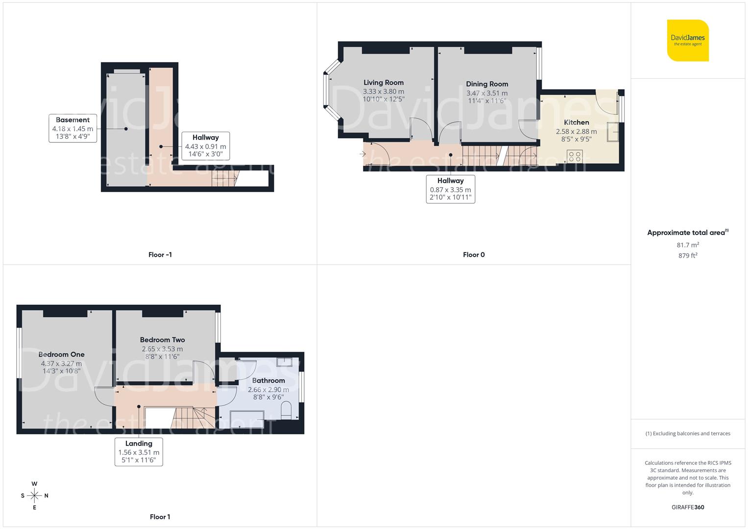 Floorplan for Owthorpe Grove, Sherwood, Nottingham
