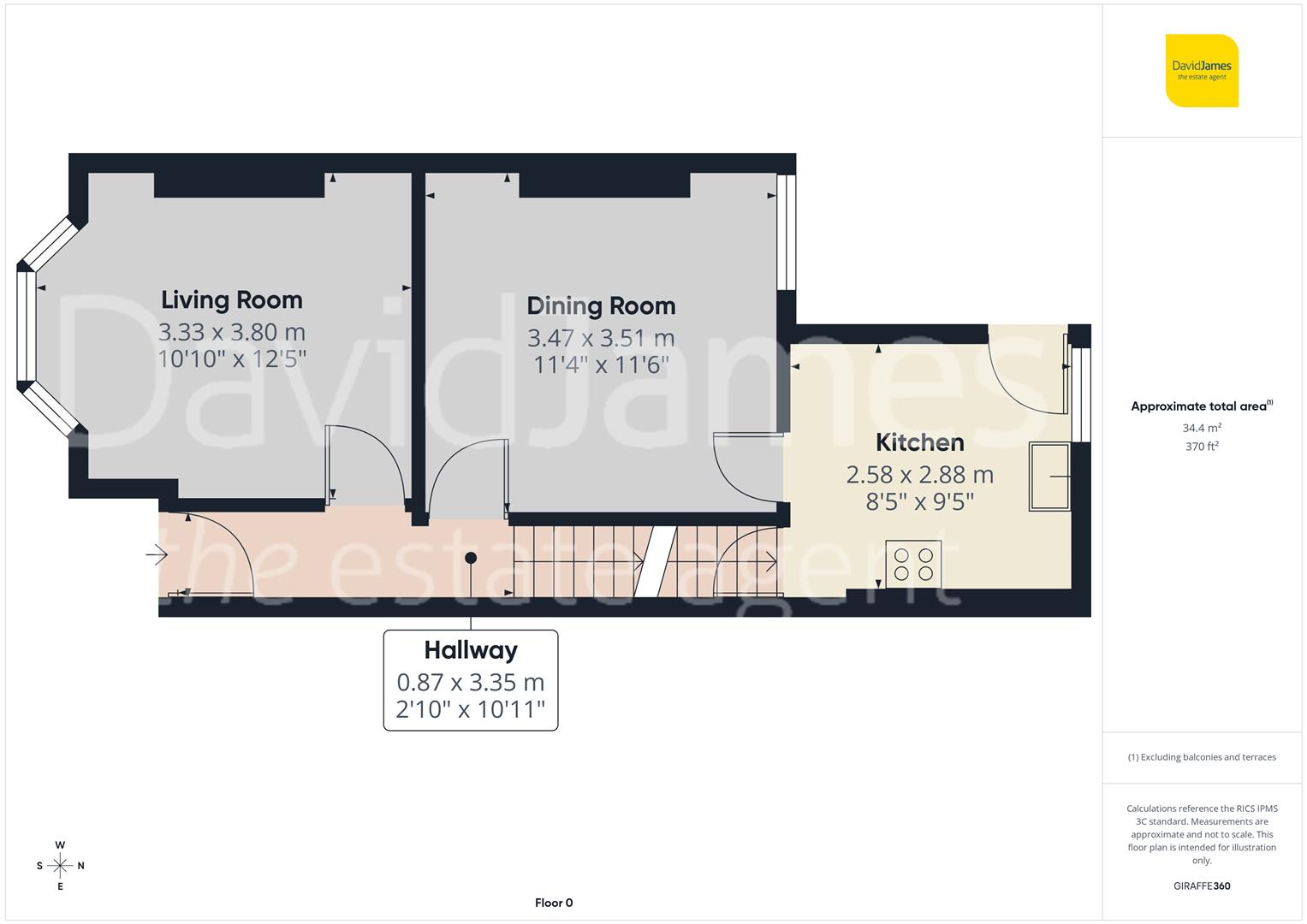 Floorplan for Owthorpe Grove, Sherwood, Nottingham