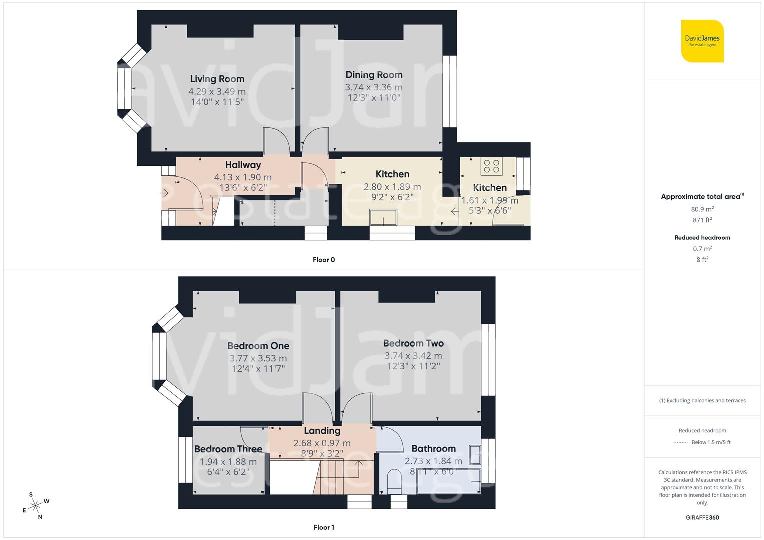 Floorplan for Eastdale Road, Bakersfield, Nottingham, NG3 7GE