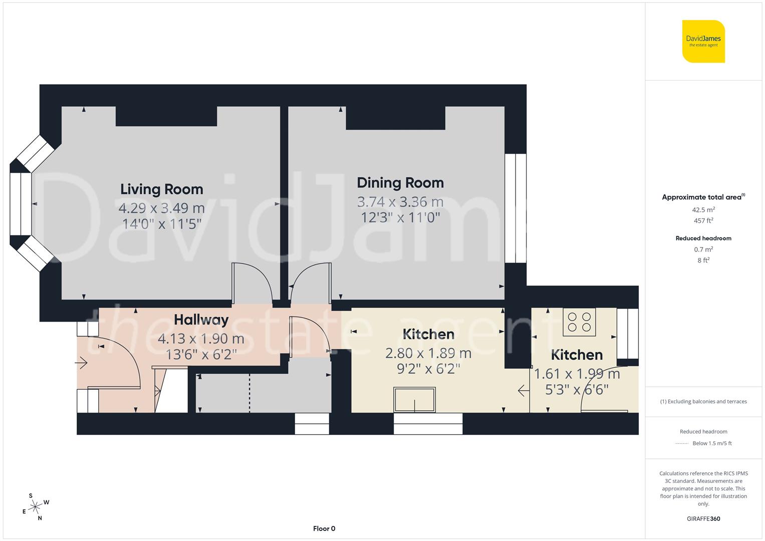 Floorplan for Eastdale Road, Bakersfield, Nottingham, NG3 7GE