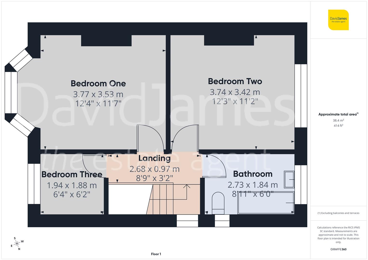 Floorplan for Eastdale Road, Bakersfield, Nottingham, NG3 7GE