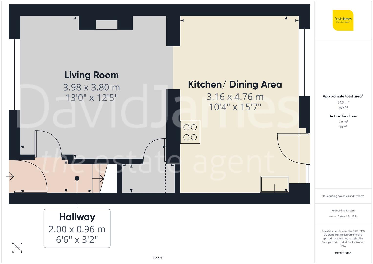 Floorplan for Sobers Gardens, Arnold, Nottingham, NG5 6QU