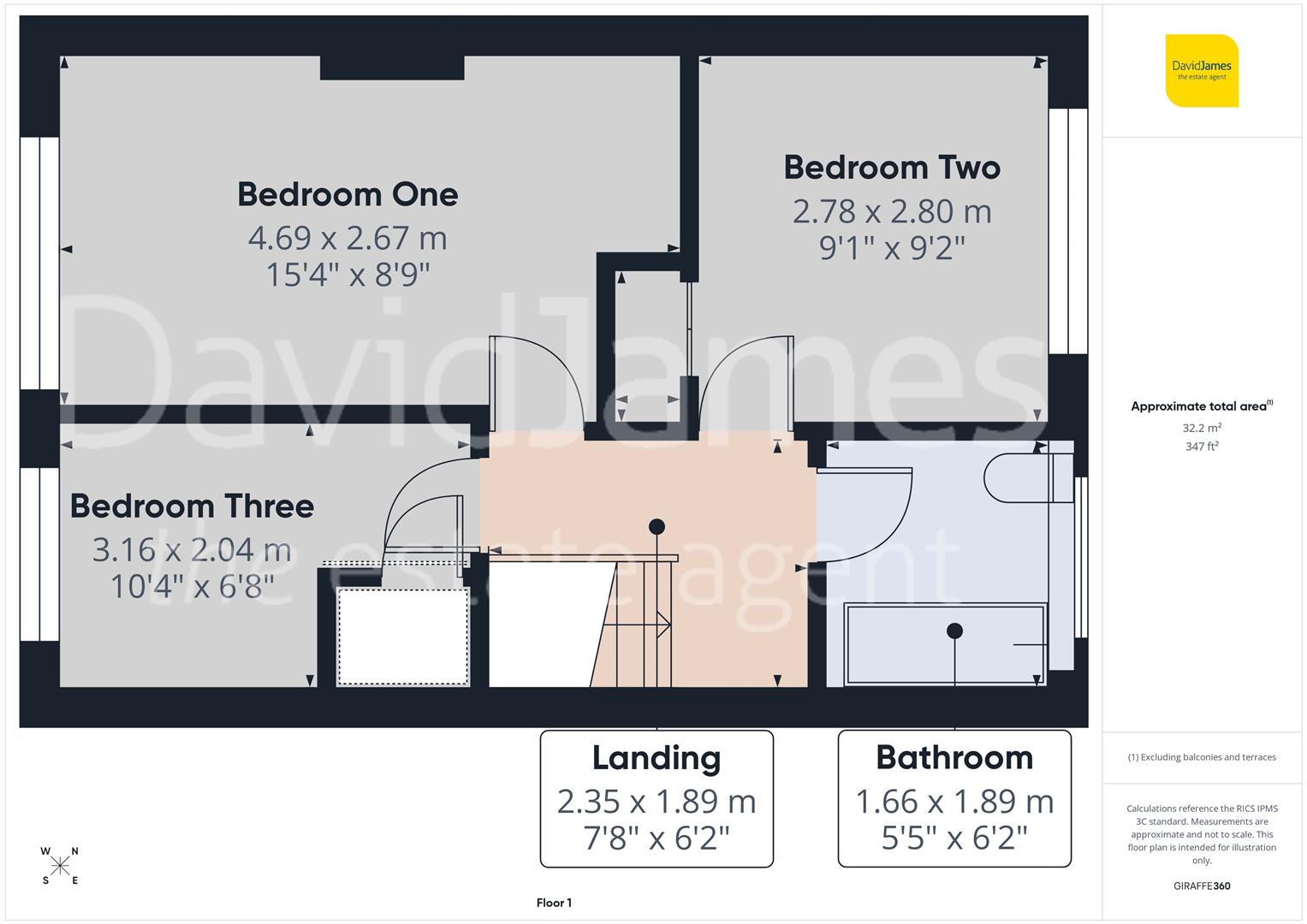 Floorplan for Sobers Gardens, Arnold, Nottingham, NG5 6QU