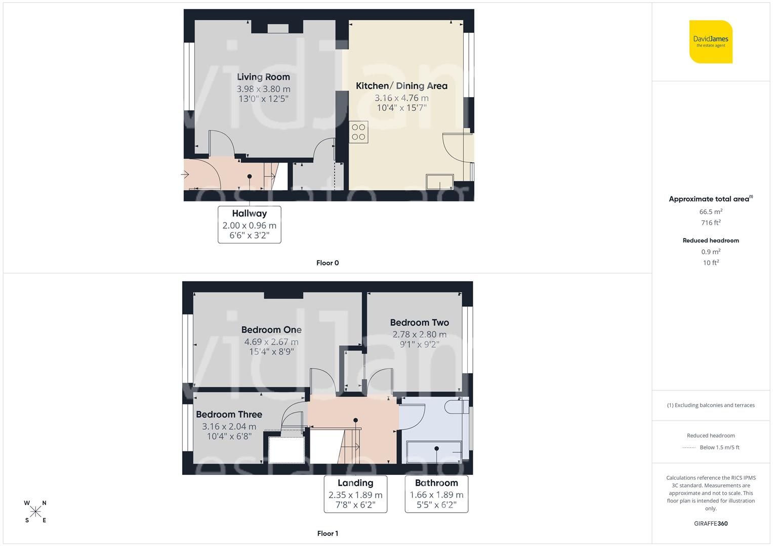 Floorplan for Sobers Gardens, Arnold, Nottingham, NG5 6QU
