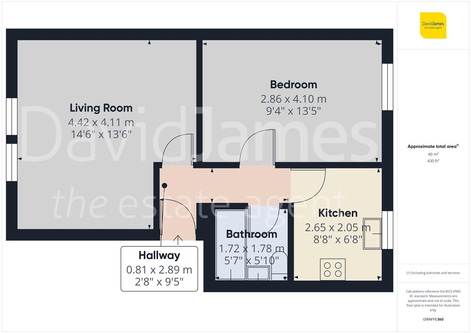 Floorplan for The Hollys, Woodborough Road, Mapperley, Nottingham