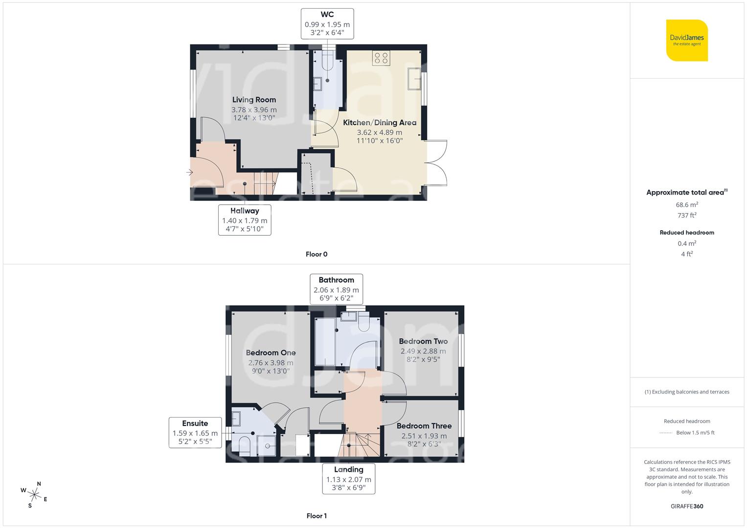 Floorplan for Jackdaw Lane, Burton Joyce, Nottingham