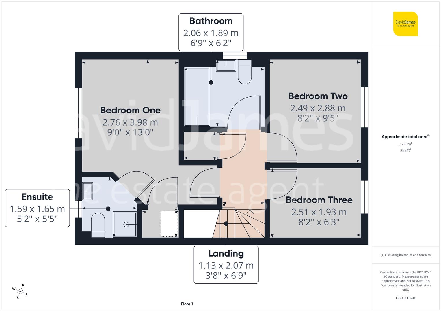 Floorplan for Jackdaw Lane, Burton Joyce, Nottingham