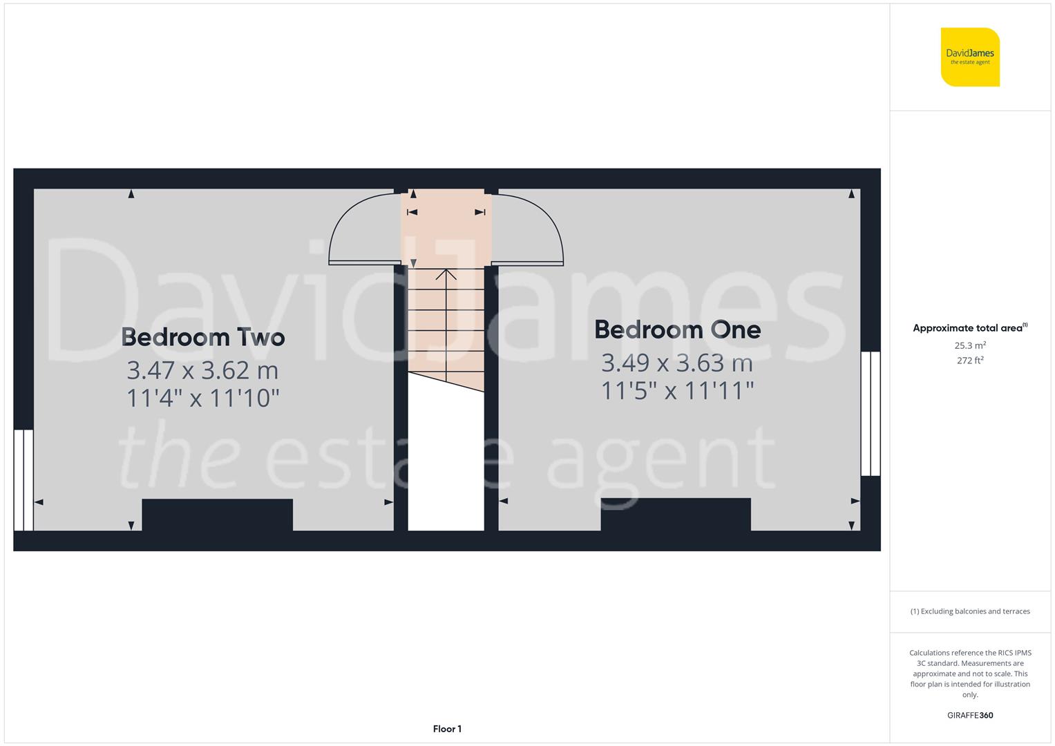 Floorplan for Staples Street, Nottingham