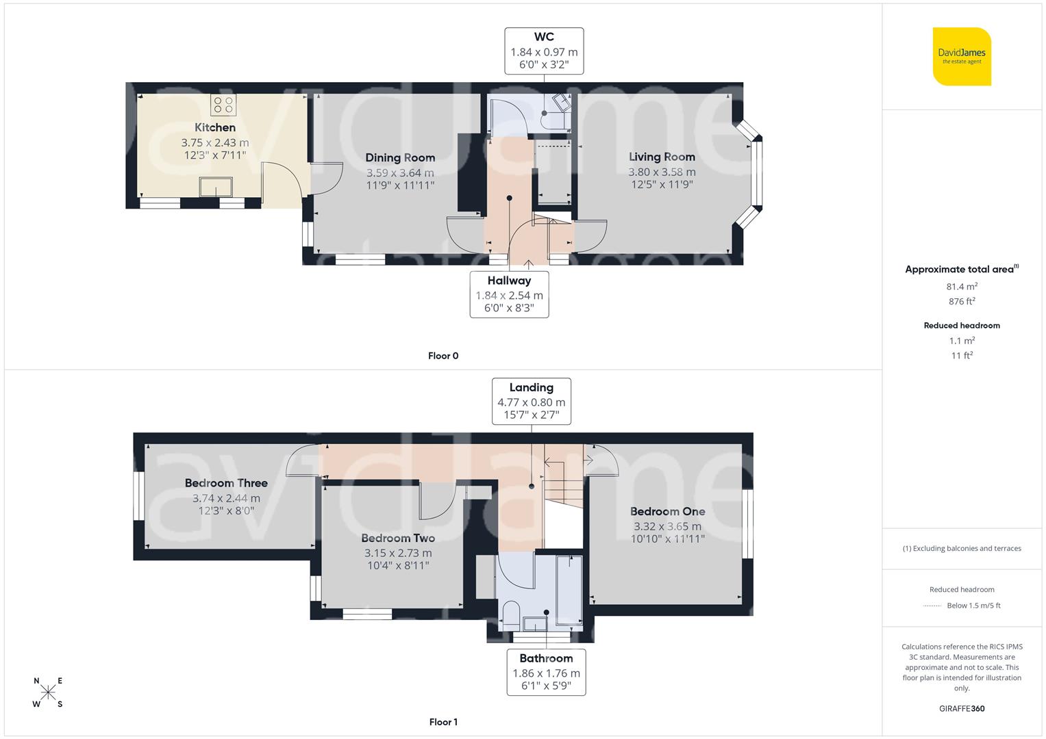 Floorplan for Plains Road, Mapperley, Nottingham