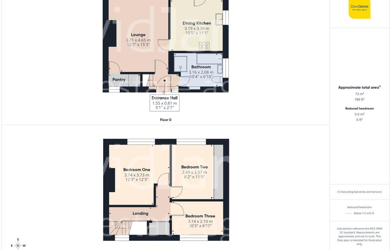 Floorplan for Young Crescent, Sutton-In-Ashfield