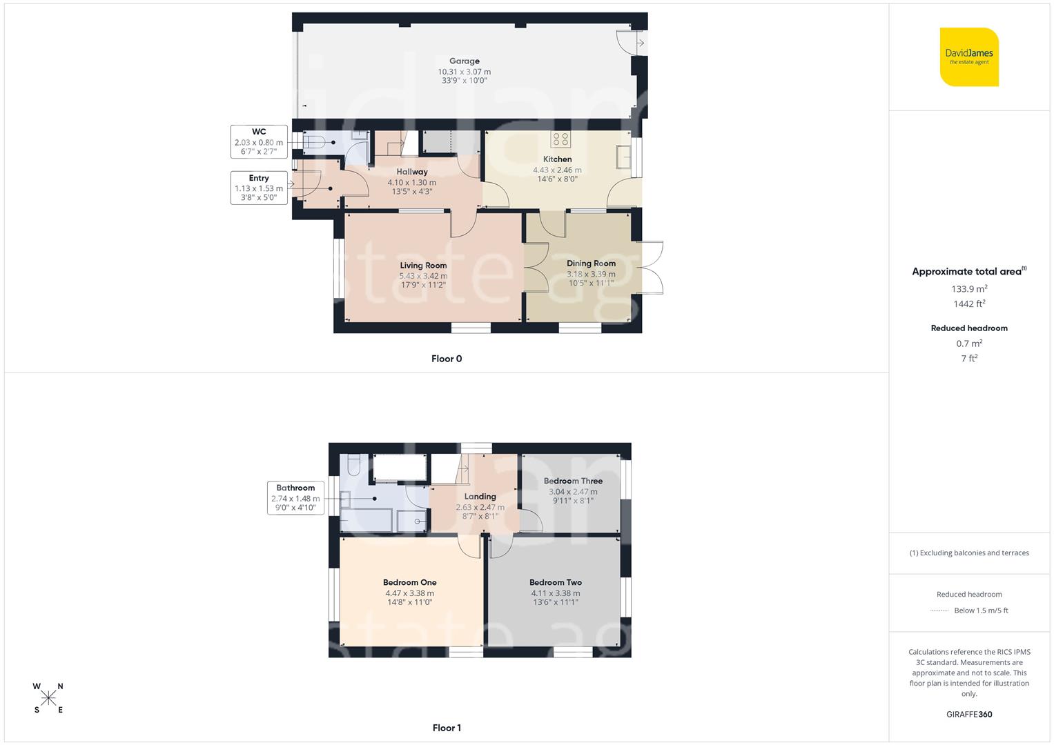 Floorplan for Fabis Drive, Clifton, Nottingham