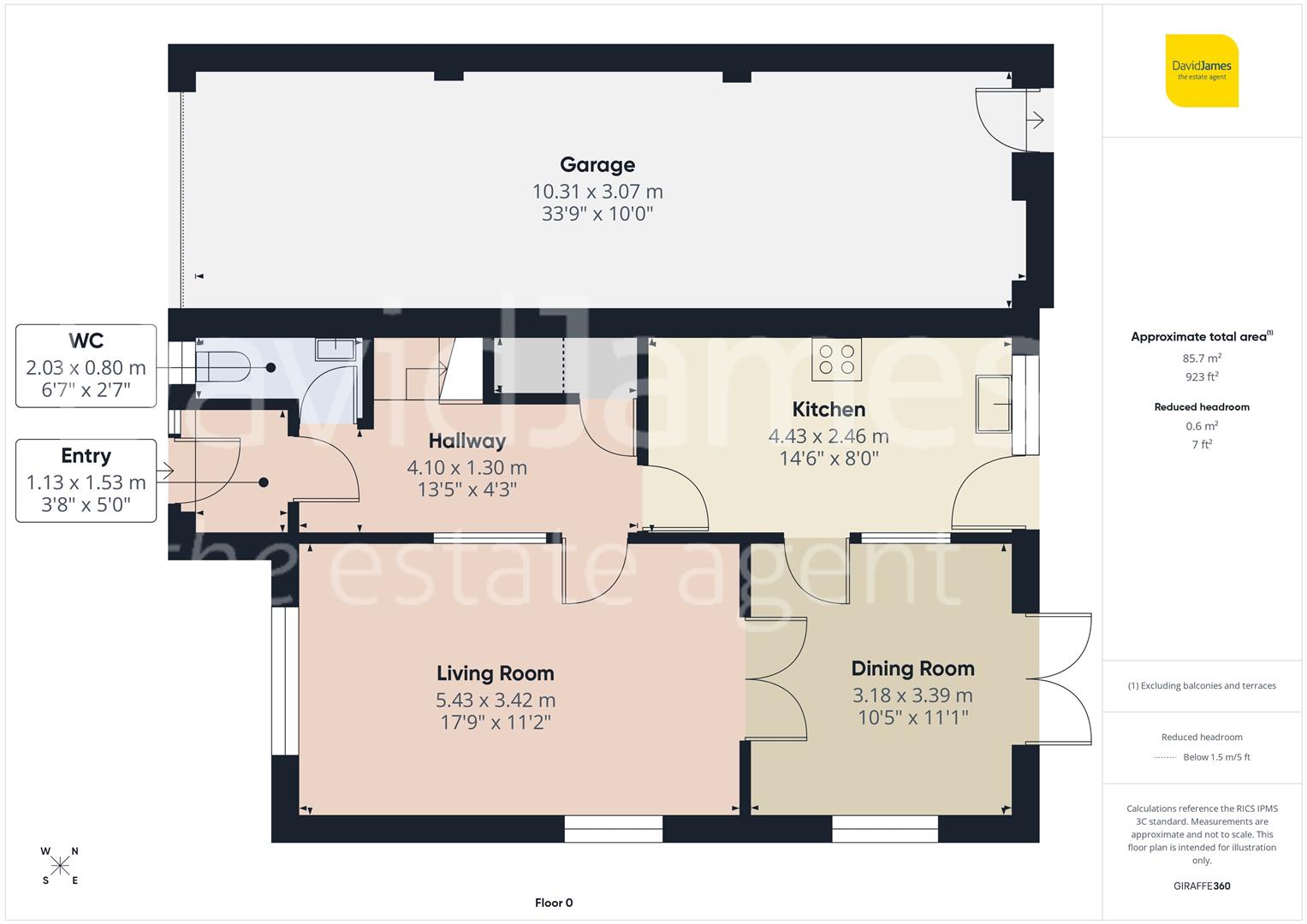 Floorplan for Fabis Drive, Clifton, Nottingham