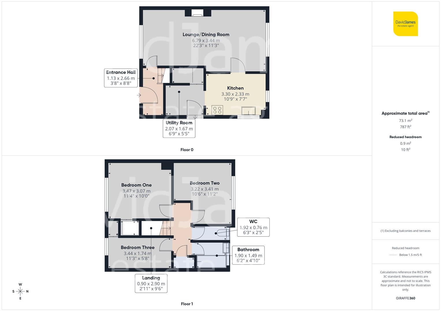 Floorplan for Grierson Avenue, Nottingham