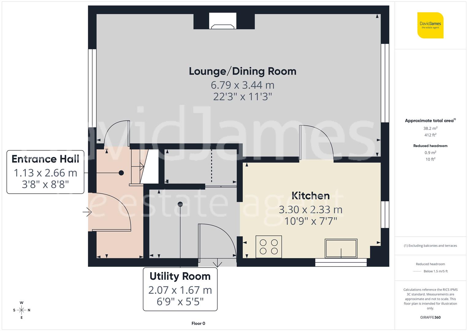 Floorplan for Grierson Avenue, Nottingham