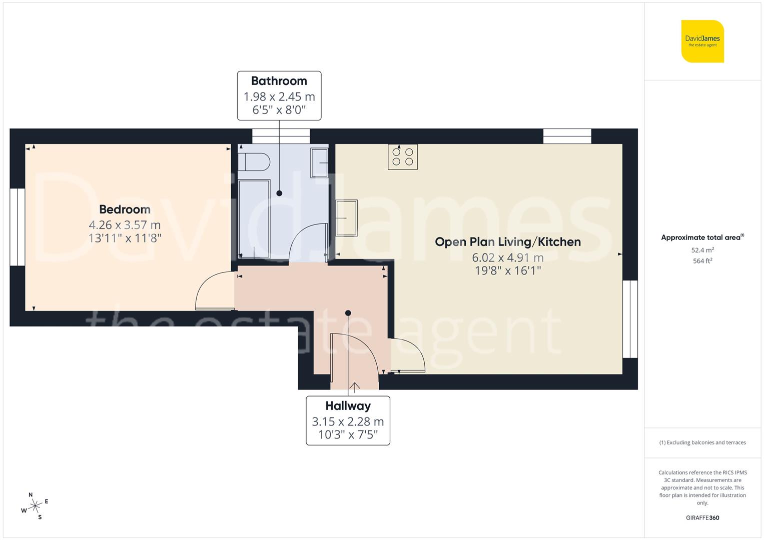 Floorplan for Fairway Drive, Carlton, Nottingham