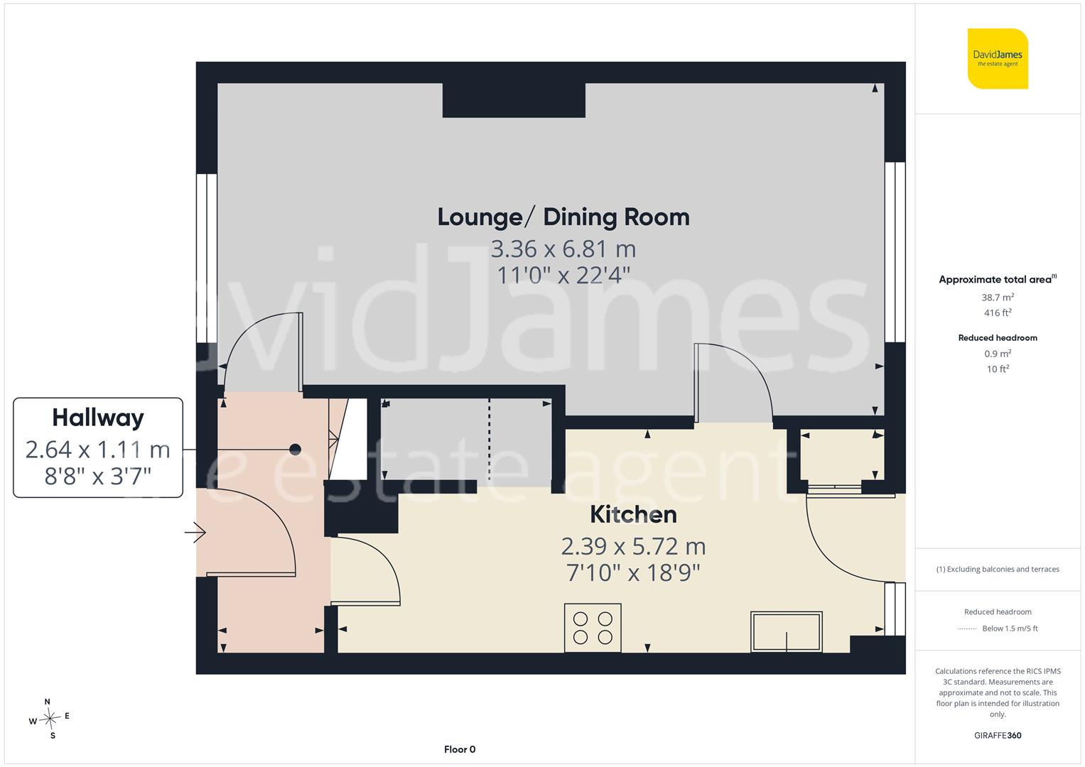 Floorplan for Trinstead Way, Bestwood Park, Nottingham