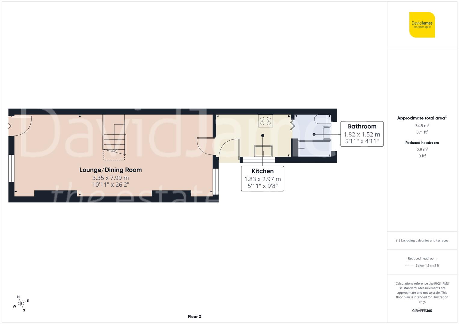 Floorplan for Gordon Road, Thorneywood, Nottingham