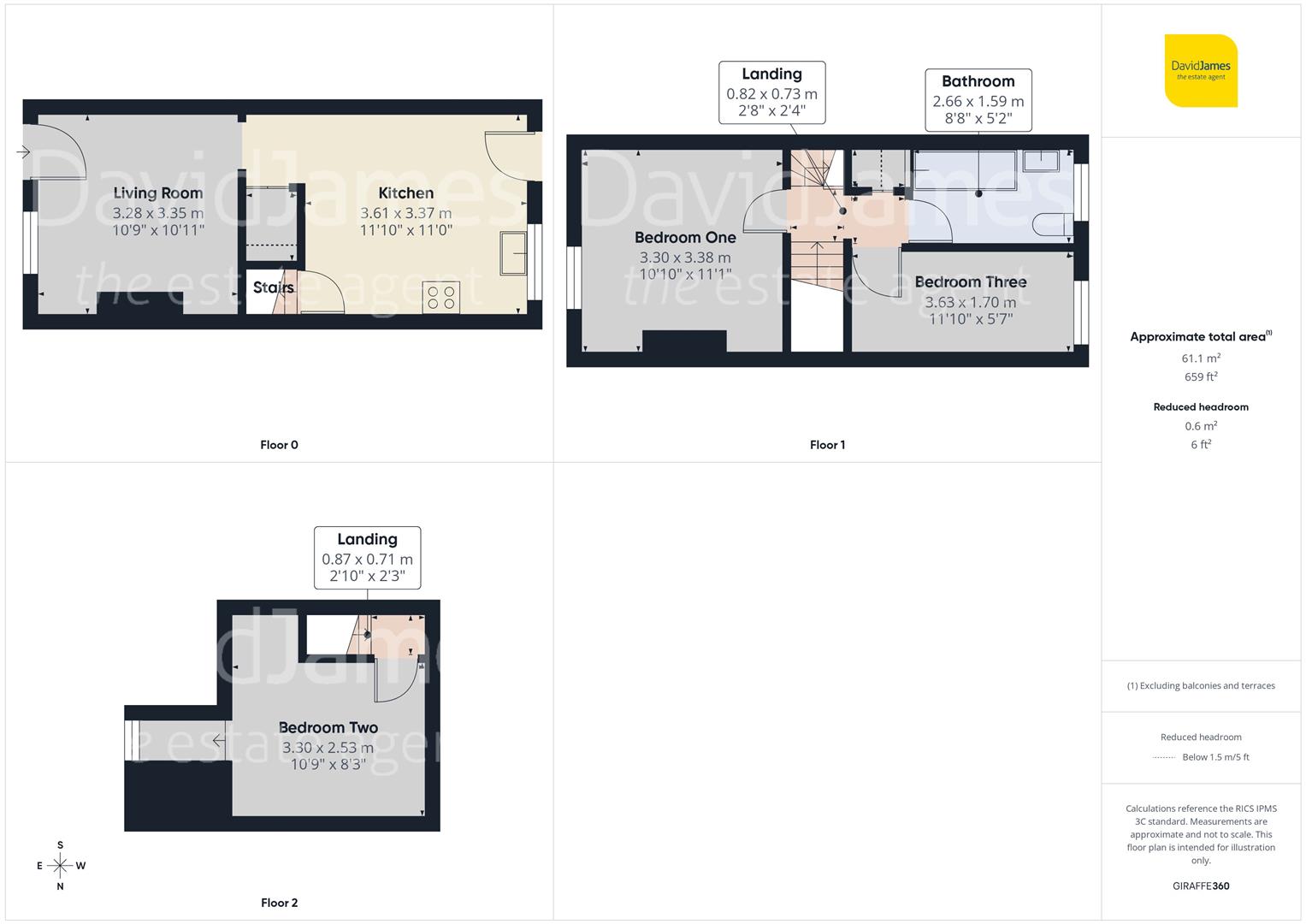 Floorplan for Lamcote Grove, Nottingham